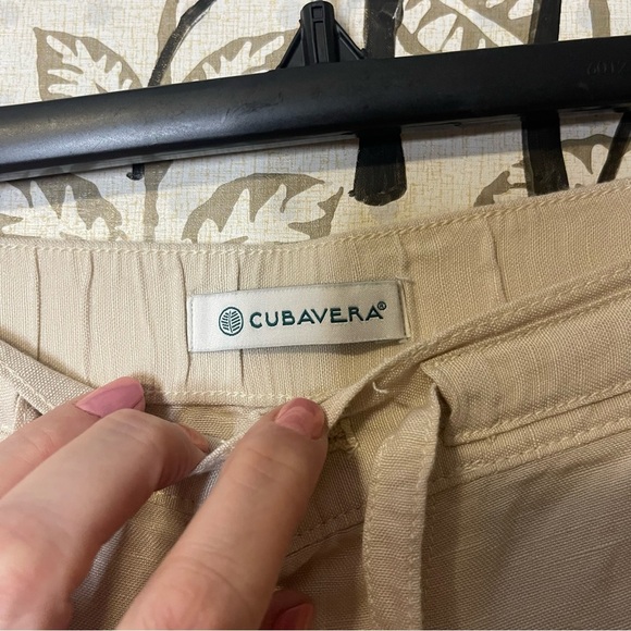 Cubavera Men's Beige Mid-Rise Drawstring Waist Textured Pants Size LX32 - Picture 5 of 8